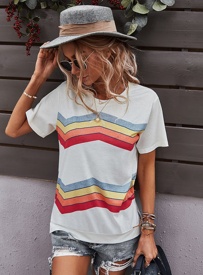 Summer Short Sleeve Shirt T-shirt