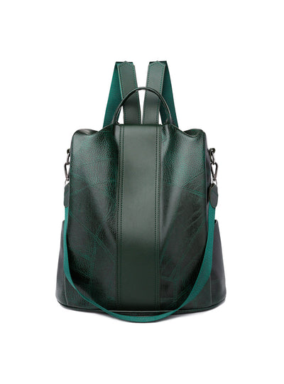 Retro PU Outdoor Travel Backpack