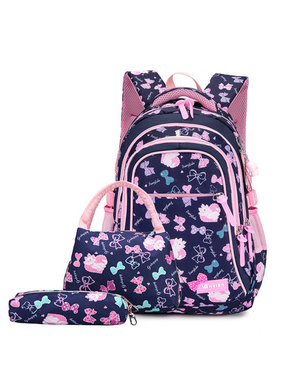 Student Backpack Sweet Printed Three-piece Set