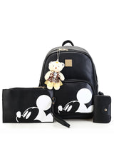 3Pcs/Set Backpack School Bags For Girls Composite 