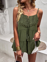 Leisure Holiday Sling Bow Tie Knit Top