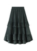 Thickened Golden Velvet Irregular skirt