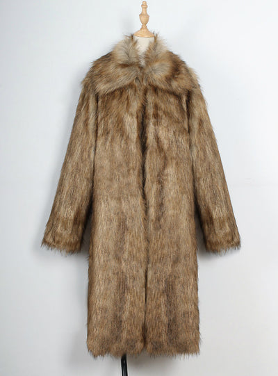 Faux Fur Like Coats Women's Long Coats
