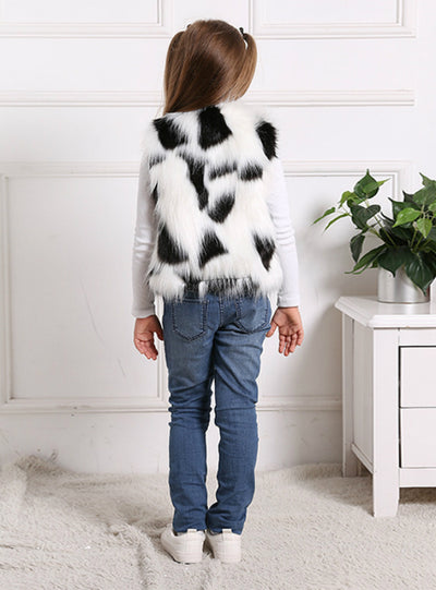 Girl's Thin Waistcoat Winter Short Jacket
