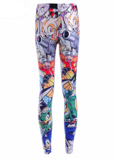 Printing Charming Leggings Pants Are Thin Elastic Pants