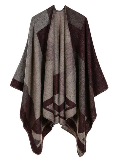 Diamond Mud Dots Gradually Cashmere Jacquard Shawl