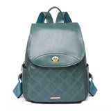 Soft PU Simple Casual Ladies Backpack