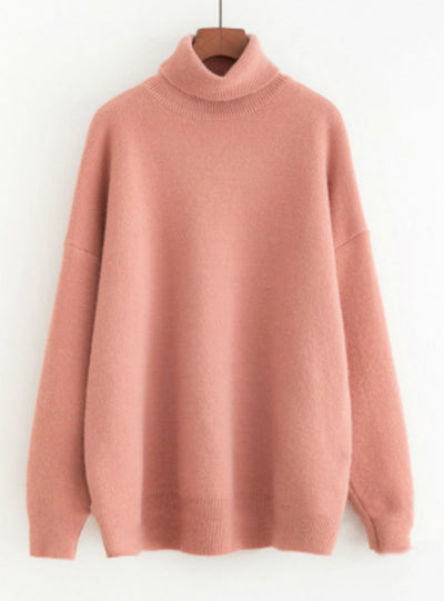 Thick Warm Pullover Cashmere Jumper Soft Knitwear Sweater