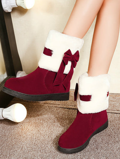 Women's Winter Snow Boots Woman Platform Ankle Boot 