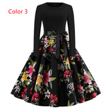 Casual Printed Long Sleeve Dress