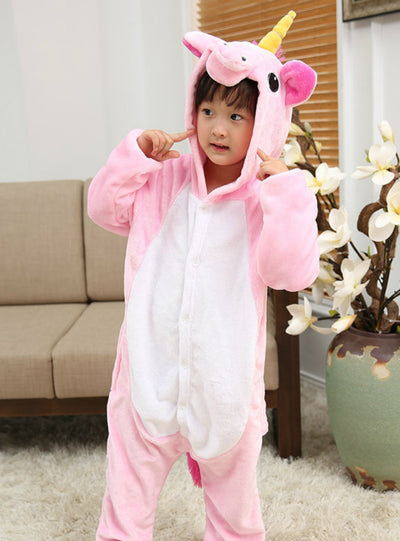 Pajamas Kids Children's Onesie Blue Pegasus Unicorn