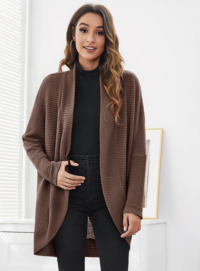 Bat Sleeve Casual Cardigan Coat