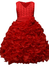 Girls Kids Tutu Clothes Flower Girl Wedding Evening Dress