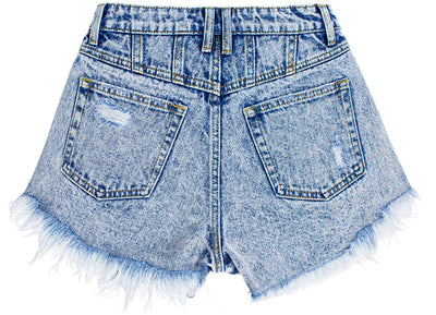 Women's Loose Rough Selvedge Shorts