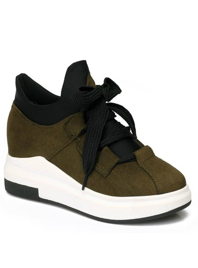 Heel Shoes Height Increasing 6cm High-top 