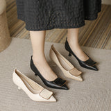 Women Soft Leather High Heels