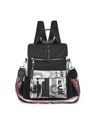 Printed Oxford Outdoor Backpack