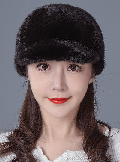 Mink Fur Winter Fashion Mink Velvet Hat