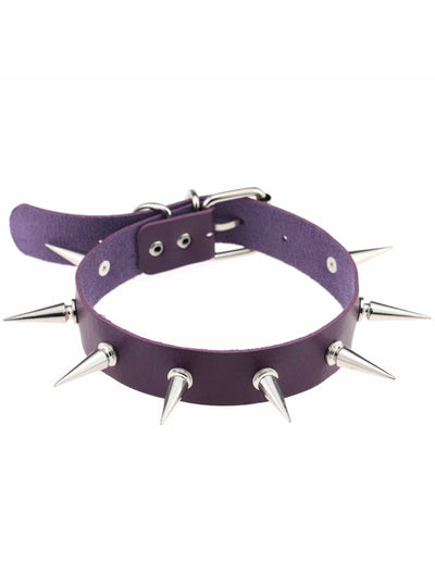 Spike Choker Collar Women Goth Chokers Necklace 
