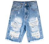 Straight Loose High Waist Middle Pants Jeans