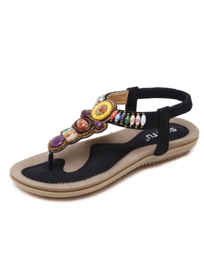 Beach Bohemian Retro Beaded Sandals