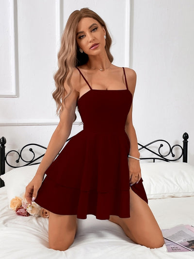 Open-back Bow Sexy Sling Dress