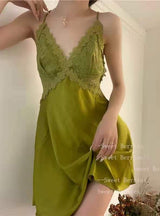 Silk Ice Silk Lace Nightdress