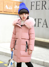 Duck Down Jacket For Girl Clothes Outerwear Fur