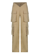 Hip-hop Straight Big Pockets Pants