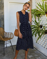 Wave Point Sexy Long Dress