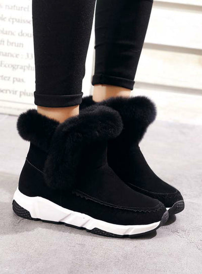Women Shoes Woman Snow Boots Ankle Warm Platform
