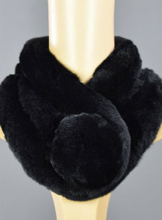 Female Scarves Rex Rabbit Fur Genuine Fur