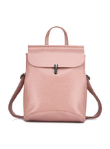 Split Leather Backpack School Bag For Girls 