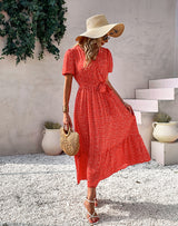 Summer Bohemian Print Dress