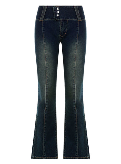 Retro Slim Hip-lifting Slim Jeans