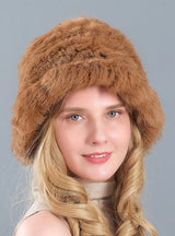 Rabbit Fur Hat Ear Protection Fisherman Hat