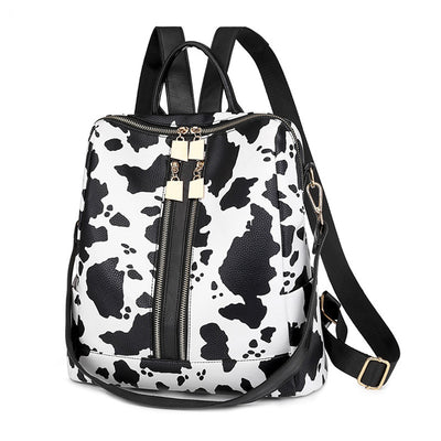 Metal Retro Soft Backpack Bags