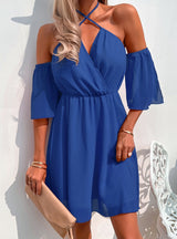 Fashion V-neck Halter Dress