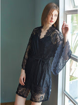 Silk Sling Nightgown Two-piece Suit