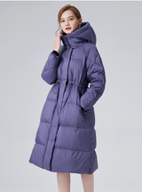 Thickened Waist Hooded Winter Coat