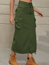Casual Mid-length Skirt