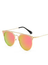Round Sunglasses Women Brand Designer Cat Eye