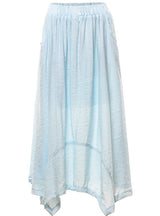 Slim Fit Elastic Waist Tea-Length Skirt Irregular Skirt