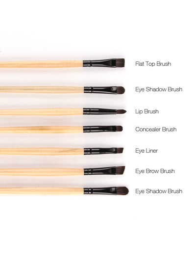 32Pcs Print Logo Makeup Brushes Professional 