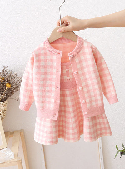 Baby Sweater Long Sleeve Suit Two-piece Set