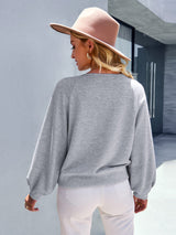 Solid Color Loose Top Leisure Holiday Top