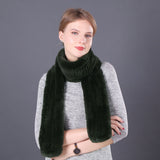 Women Rex Rabbit Fur Scarf