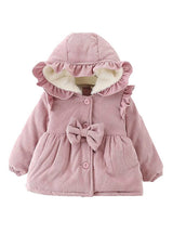 Winter Coats Newborns Girls Hooded Jackets