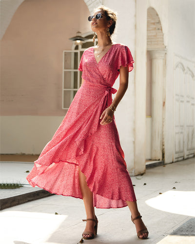 Summer Printed Leisure Holiday Dress