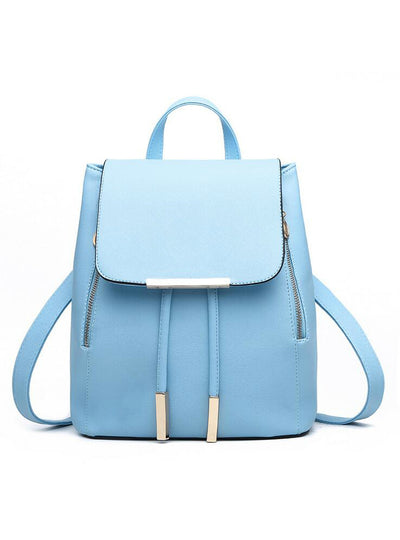 PU Leather Mochila School Bags Teenagers Girls 